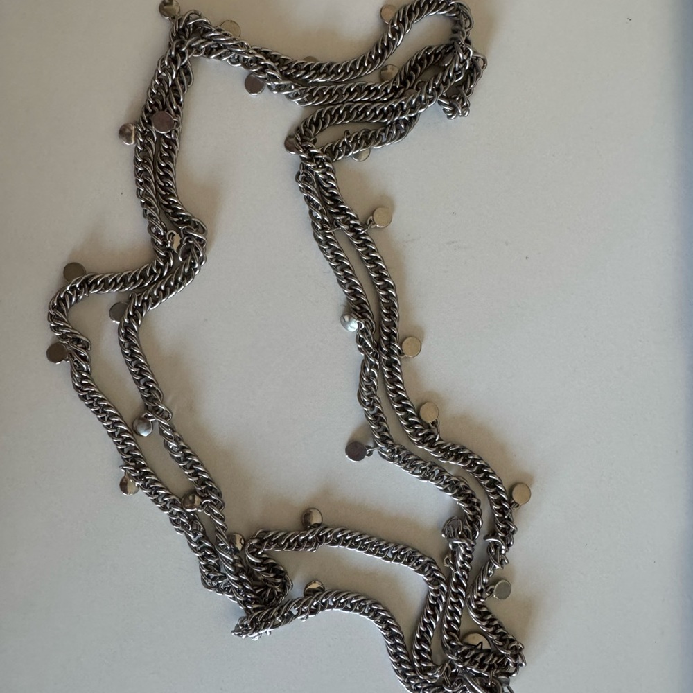 Elegant Silver Chain Necklace